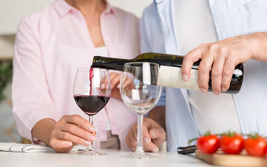 Vin d'honneur avec coupes de champagne et pieces cocktail a Paris